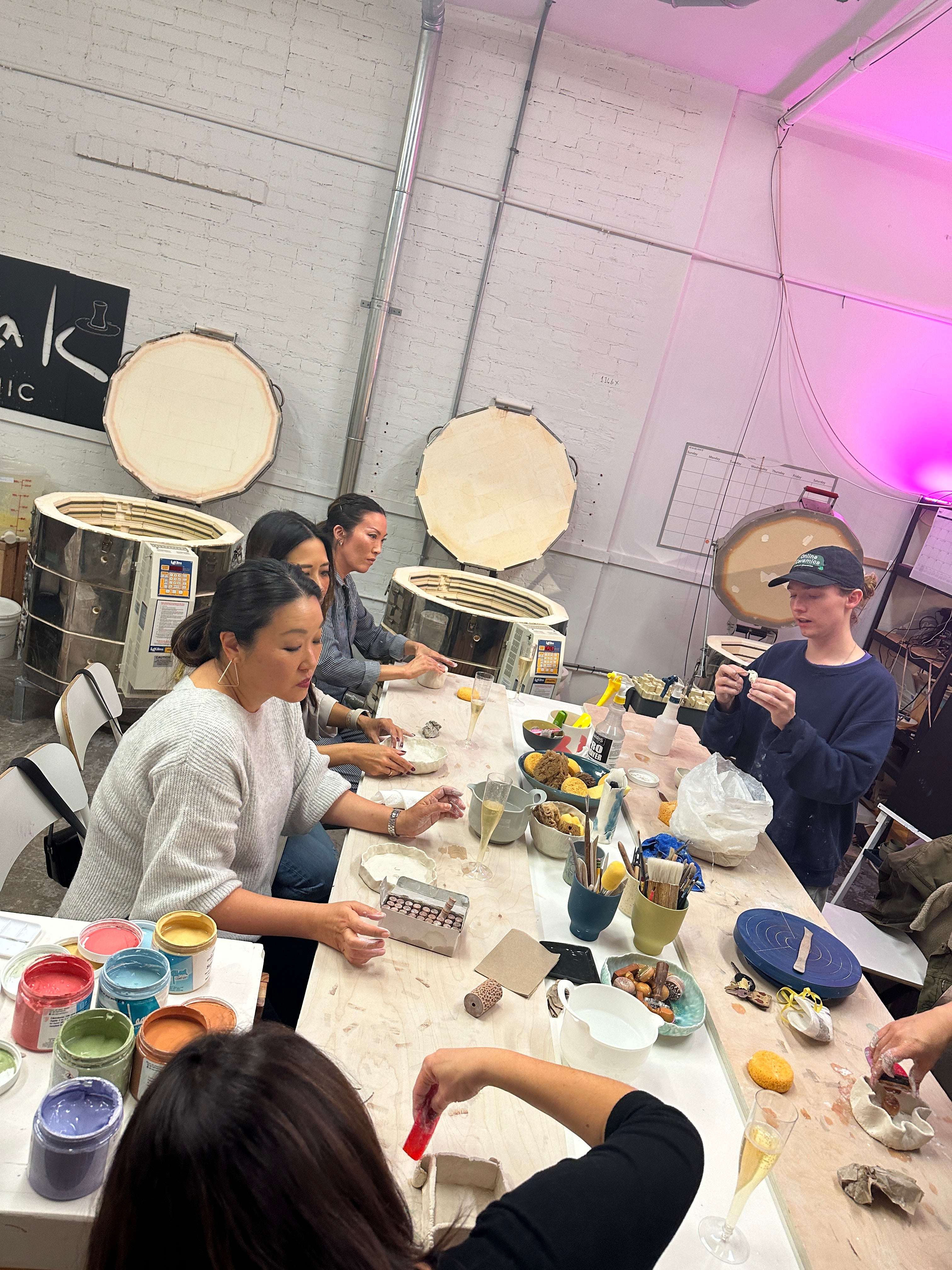 Pottery and Wine Workshop- Saturdays 6:00pm