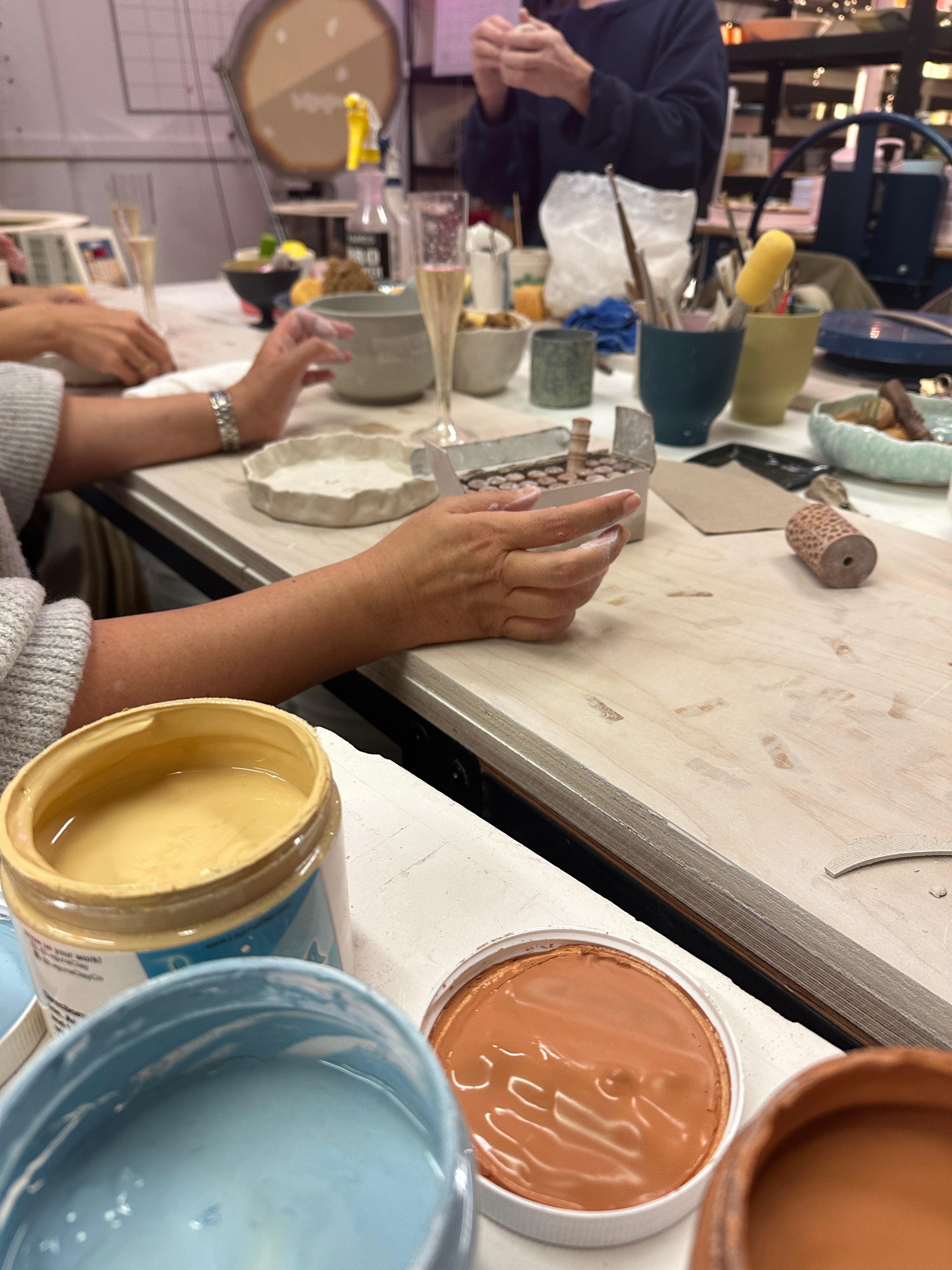 Pottery and Wine Workshop- Saturdays 6:00pm