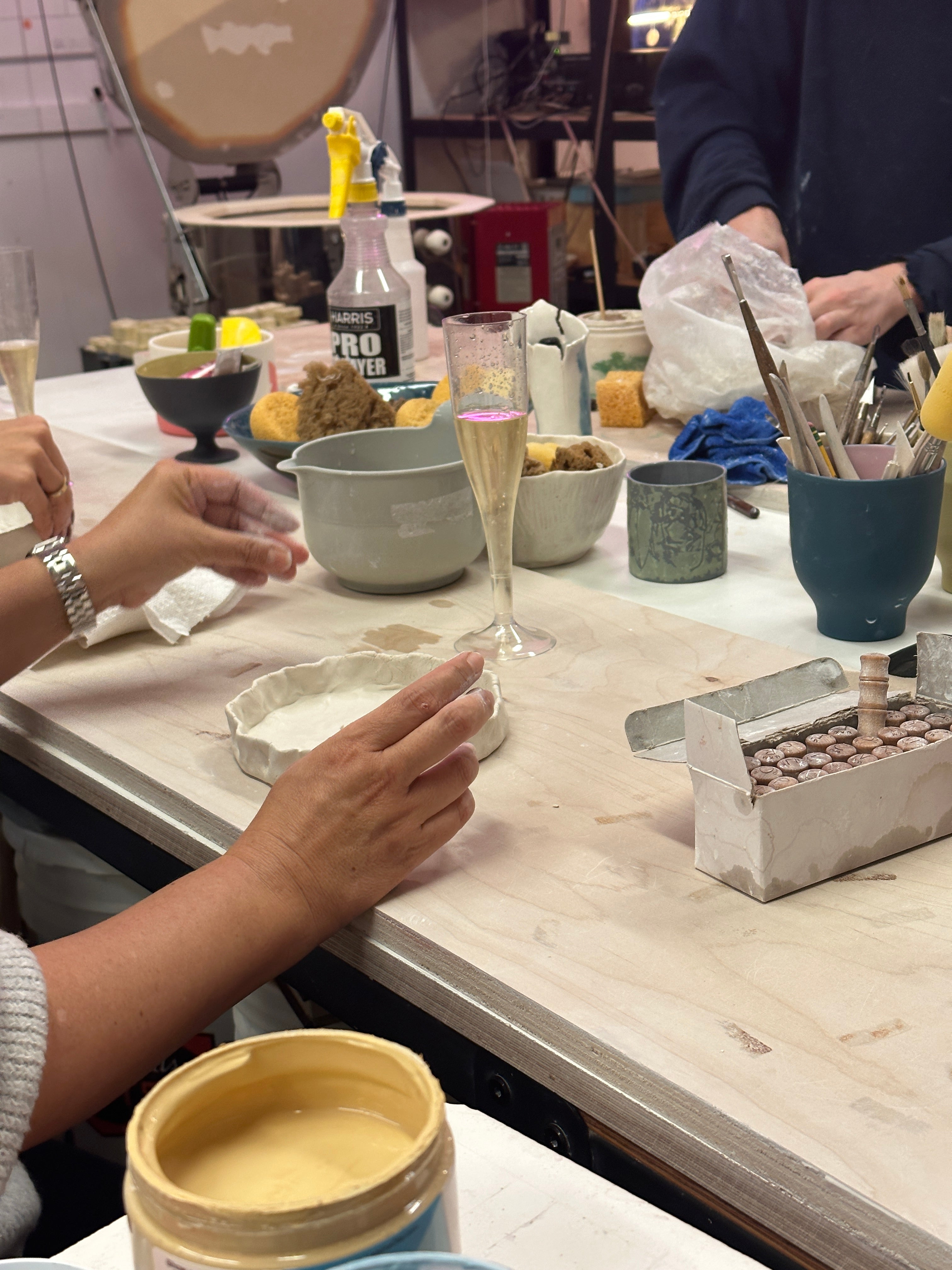 Pottery and Wine Workshop- Saturdays 6:00pm