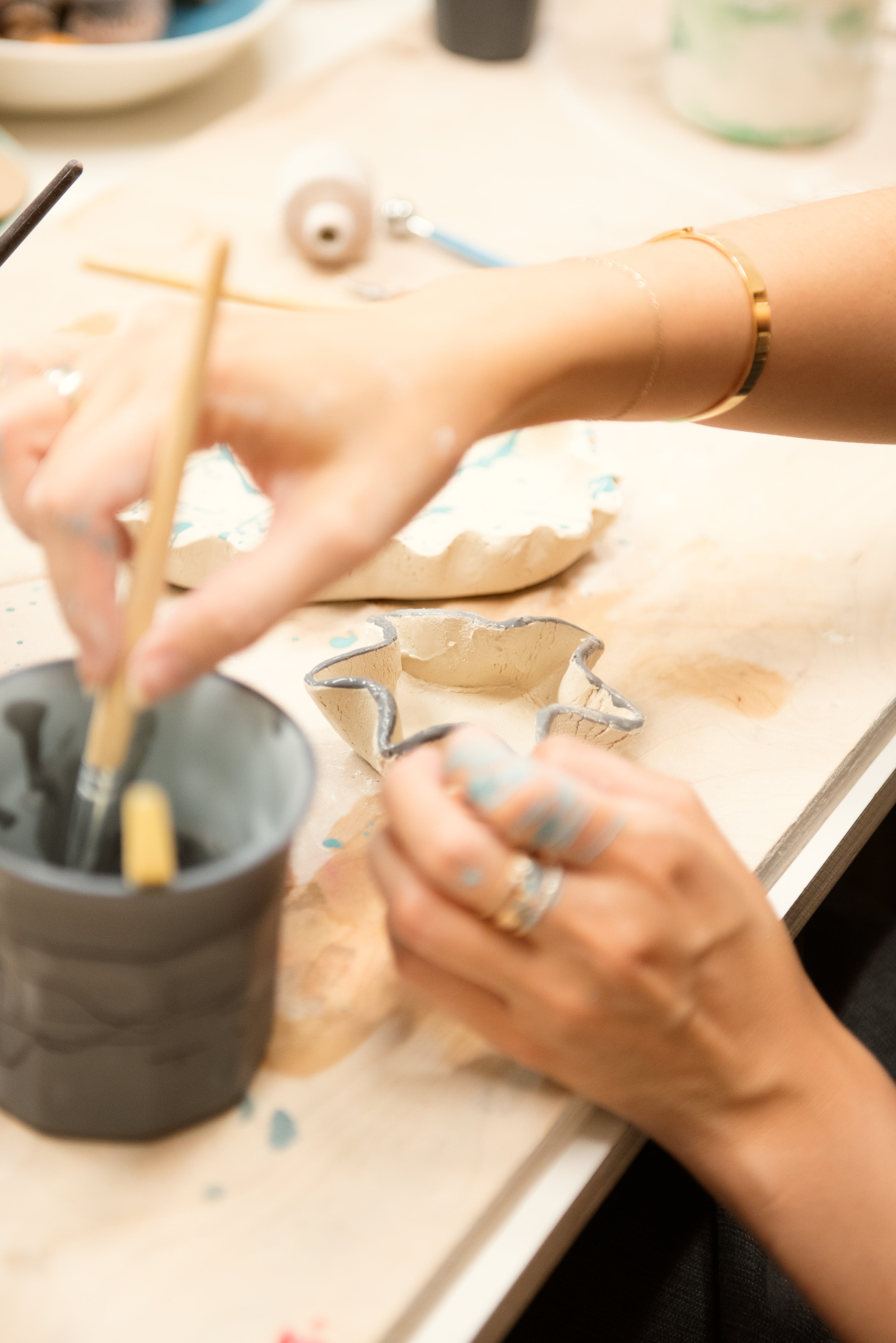 Adult Beginning Handbuilding: Saturdays 2-3:30pm (4 Sessions)