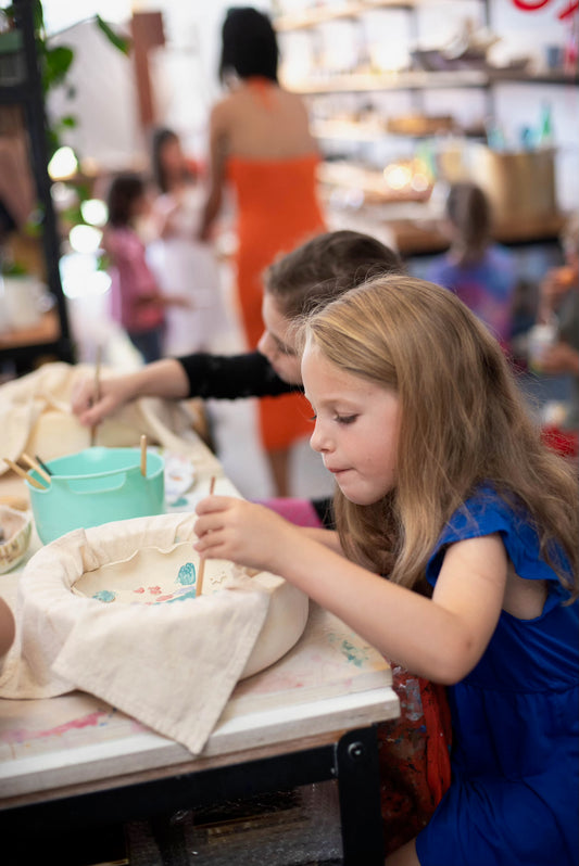 Saturday Ceramic Creativity: Hands-on Workshop!
Join us for a two-hour creative ceramics workshop this Saturday Kids Beginning Handbuilding: Saturdays 10:00am-12:00pm (4 Sessions)