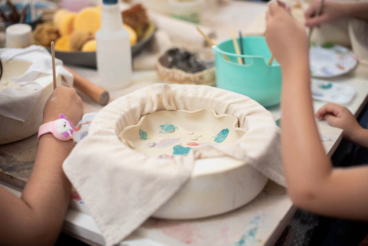 Saturday Ceramic Creativity: Hands-on Workshop!
Join us for a two-hour creative ceramics workshop this Saturday Kids Beginning Handbuilding: Saturdays 10:00am-12:00pm (4 Sessions)